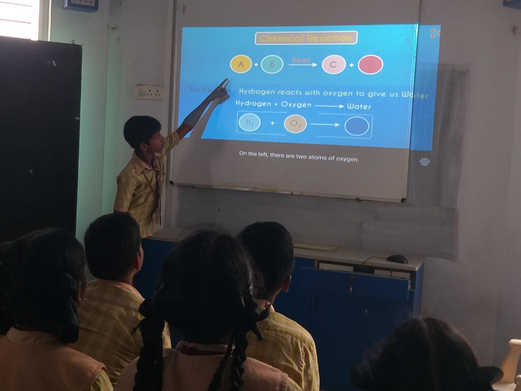 Scince Club activity at Sri Sankara School, Pulivalam